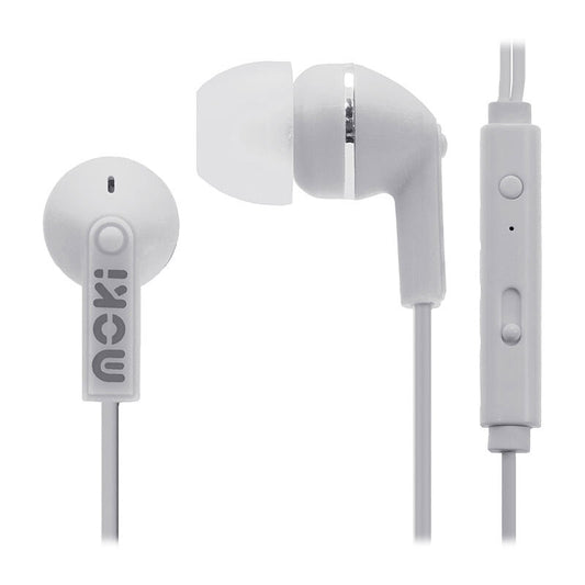 Moki Noise IsoEarbuds Mic Wh - Wholesales Supply