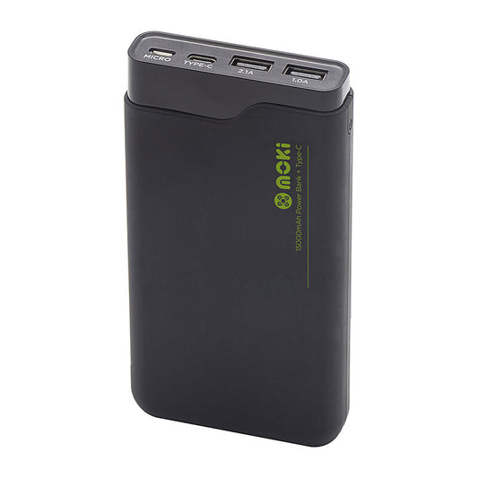 Moki PowerBank + 15000mAh - Wholesales Supply