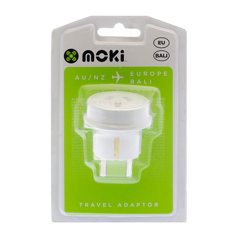 Moki Travel Adaptors Europe - Wholesales Supply