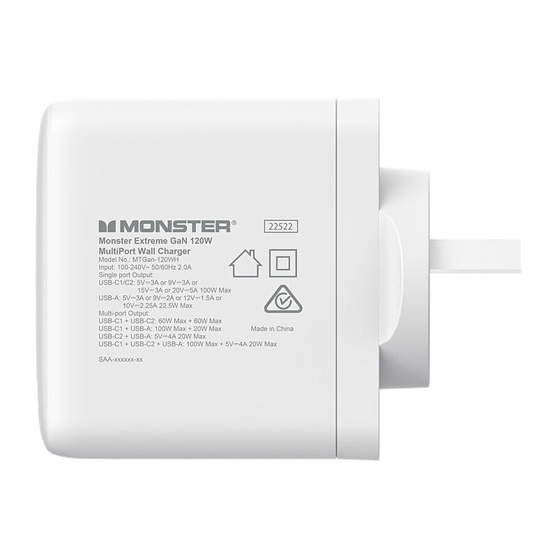 Monster GaN Wall Charger 120W - Wholesales Supply