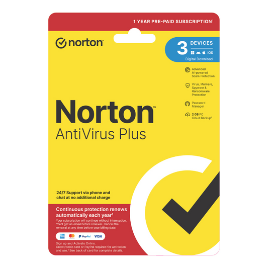 Norton AntiVirus Plus 2G 1U3D - Wholesales Supply