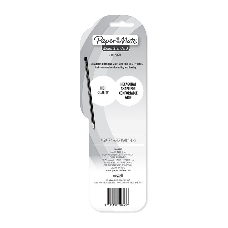 PM 2B Woodcase Pencil Pk3 Bx12 - Wholesales Supply