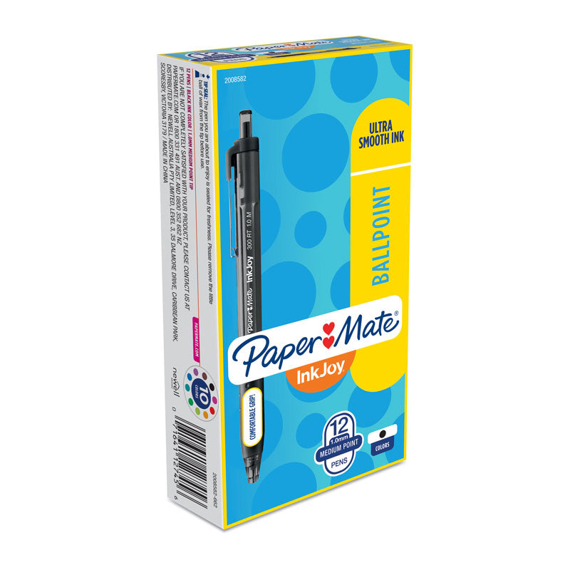 PM InkJoy 300RT BP Blk PK12 - Wholesales Supply