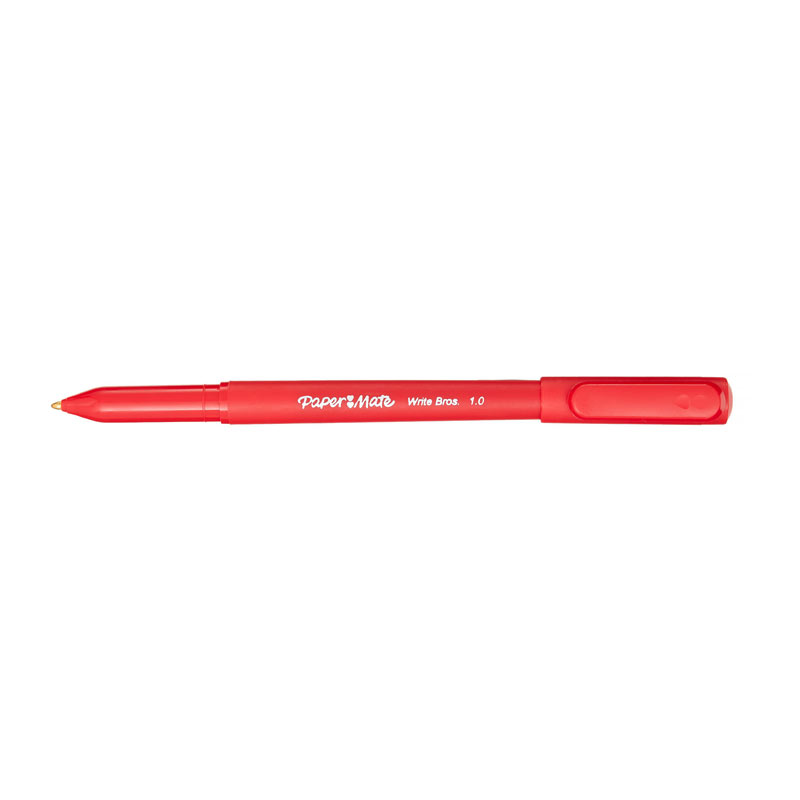 PM WriteBros 1.0mm BP Red Pk12 - Wholesales Supply