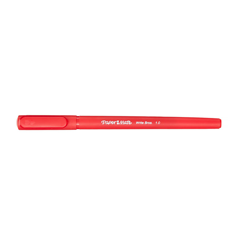 PM WriteBros 1.0mm BP Red Pk12 - Wholesales Supply