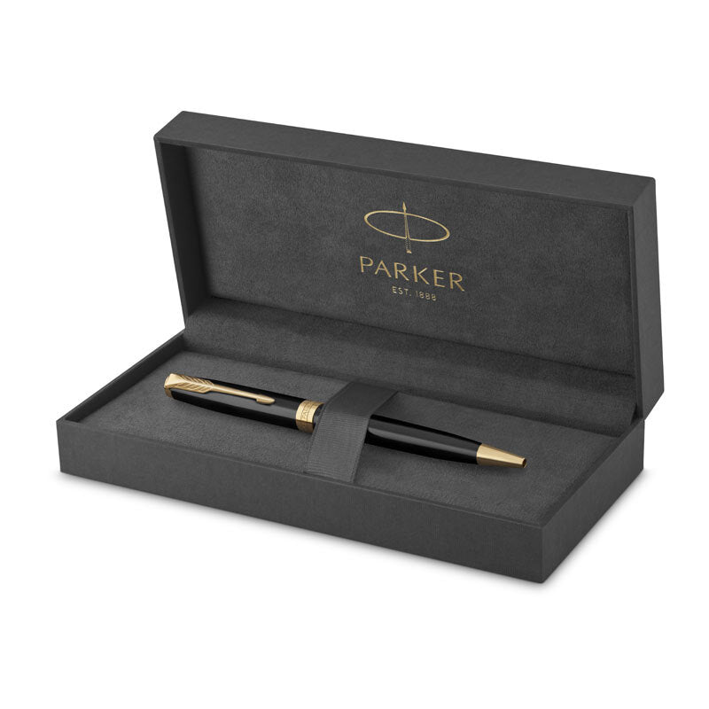 Parker Sonnet Blk Lacq GT BP - Wholesales Supply