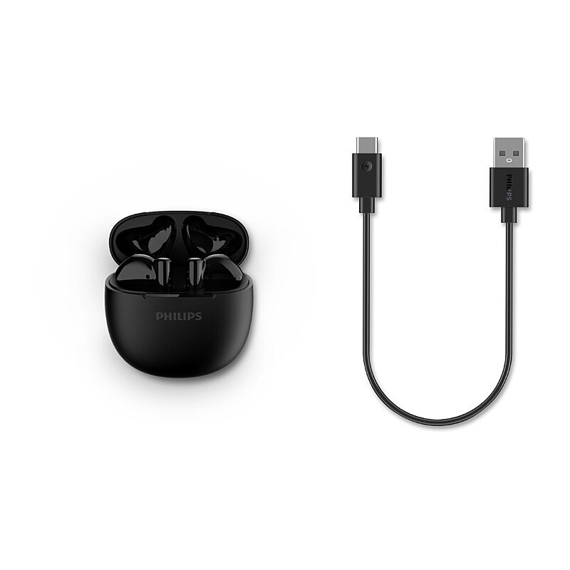 Philips TWS W/less Earbuds BK - Wholesales Supply