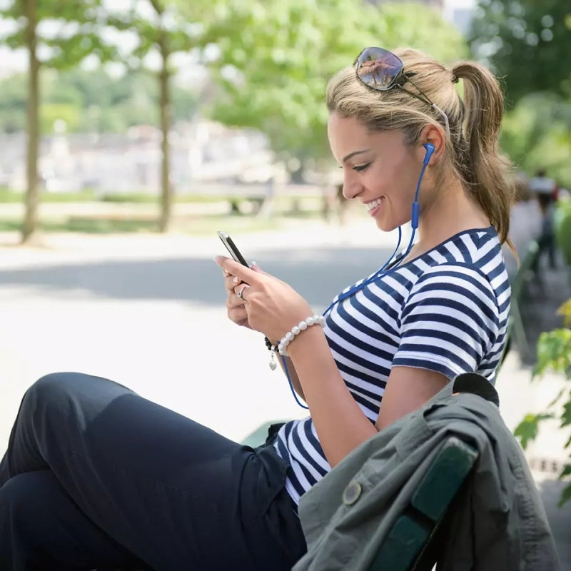 Philips Wired Earbud Gel Blue - Wholesales Supply