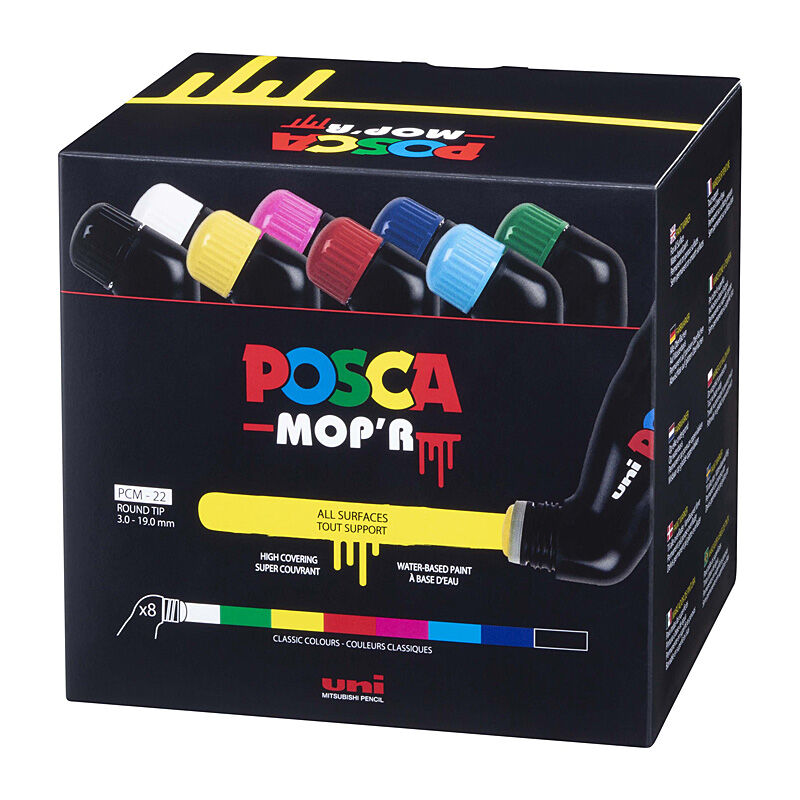 Posca PC-M22 Mopr Rnd Asst Pk8 - Wholesales Supply