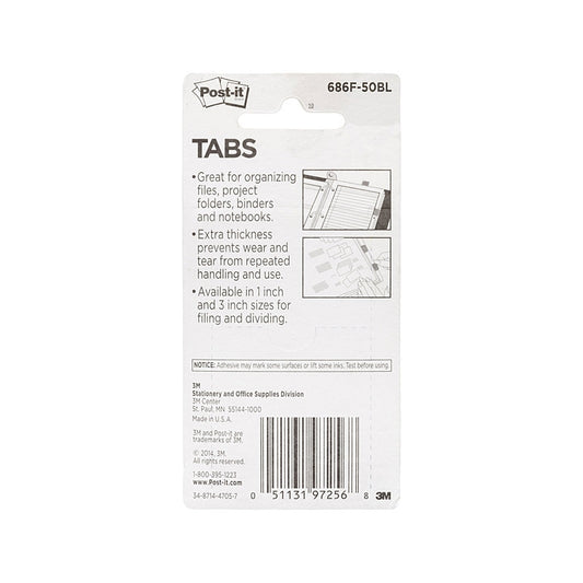 P-I Tabs 686F-50BL Pk50 Bx6 - Wholesales Supply