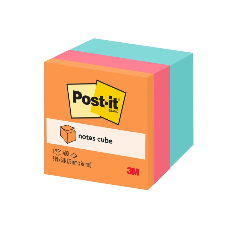 Post-It Cube 2059-AQ 76x76 Bx4 - Wholesales Supply