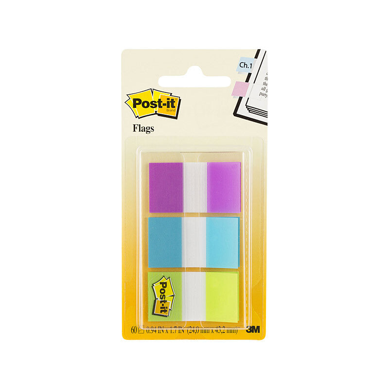 Post-It Flag 680-PBG Pk3 Bx6 - Wholesales Supply
