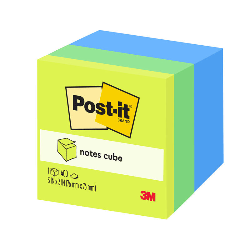 Post-It Memo Cube 2054-PP Bx4 - Wholesales Supply