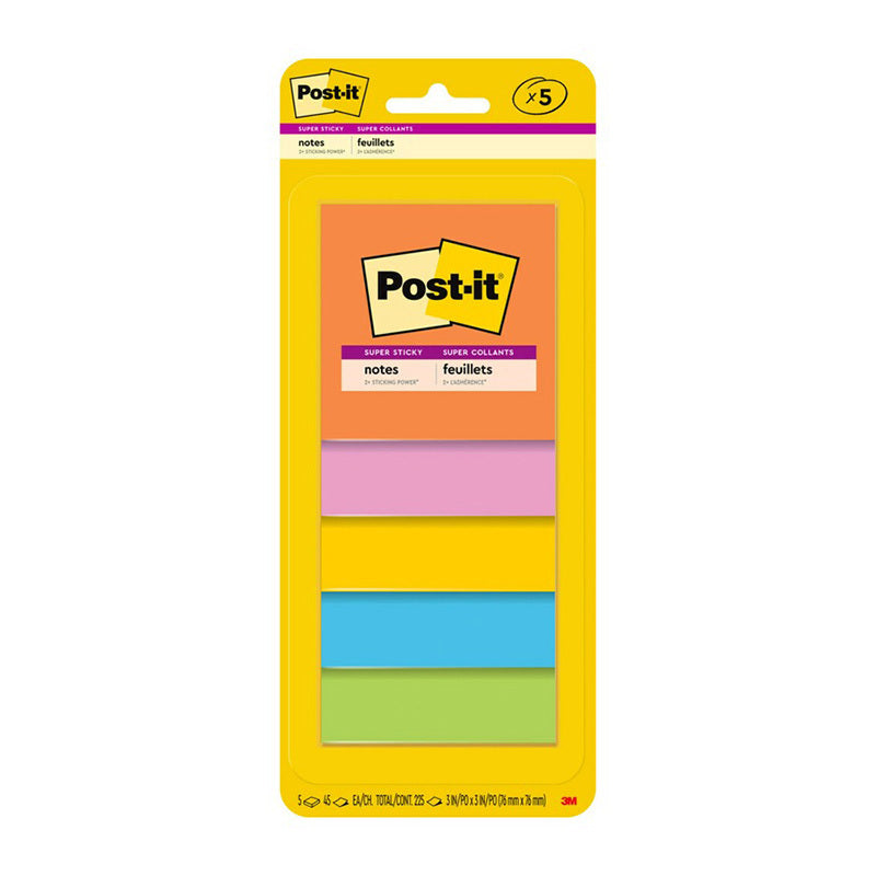 Post-It SS 3321-5SSAU Pk5 Bx6 - Wholesales Supply