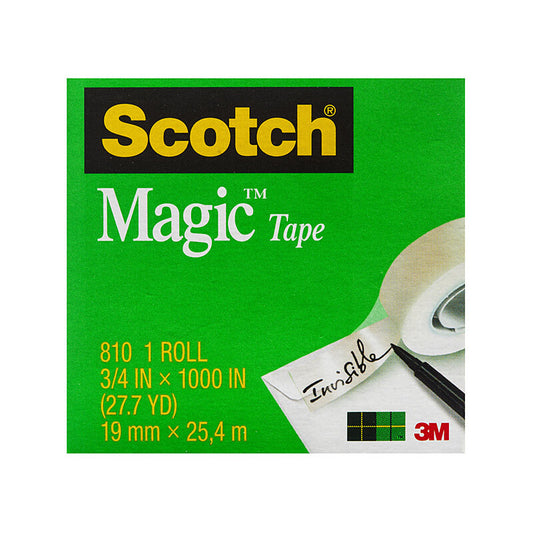 Scotch Mag Tape 810-4 19mm Pk4 - Wholesales Supply