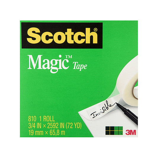 Scotch Magic Tape 810 19mm 1pc - Wholesales Supply