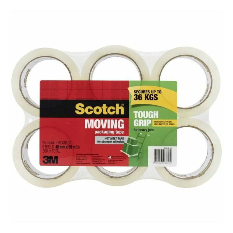 Scotch Pkg Tape 3500-6-AU Pk6 - Wholesales Supply
