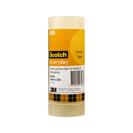 Scotch StickyTape 502 18mmX33M - Wholesales Supply