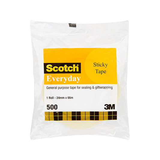 Scotch StkyTape 502 24X66 Bx6 - Wholesales Supply