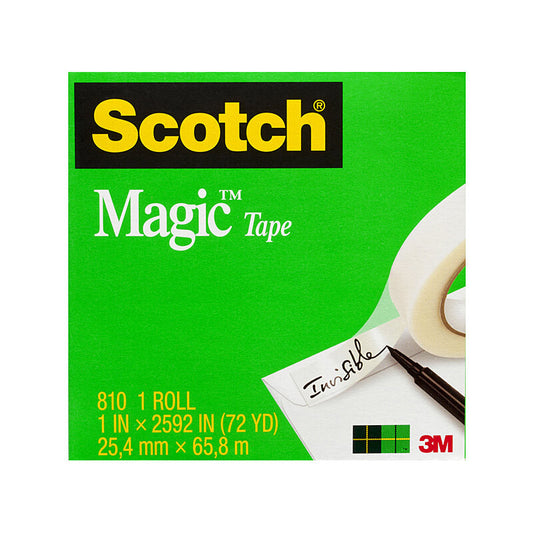 SCT Magic Tape 810 25.4mm Bxd - Wholesales Supply