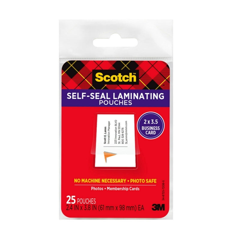 SCT SelfLaminate Pch Pk25 Bx12 - Wholesales Supply