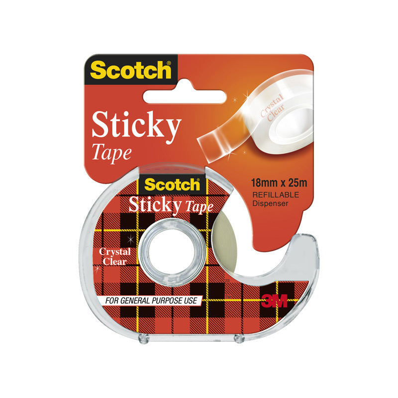 Sctc Stk Tape 502 18mmX25 Pk12 - Wholesales Supply