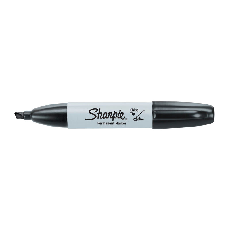SH Ch Tip Perm Marker Blk Pk12 - Wholesales Supply