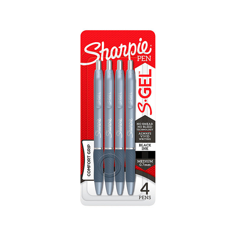 Sharpie GelBlue/Blk Pk4 Bx6 - Wholesales Supply