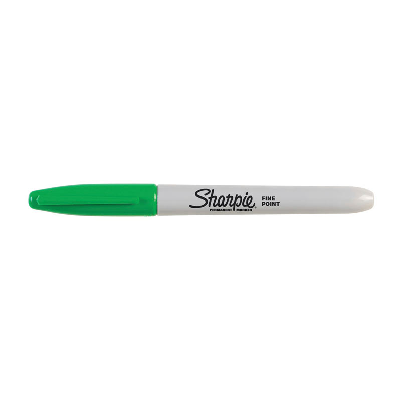 Sharpie Perm Markr FP Grn Bx12 - Wholesales Supply