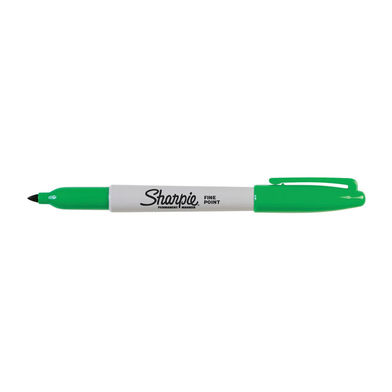 Sharpie Perm Markr FP Grn Bx12 - Wholesales Supply