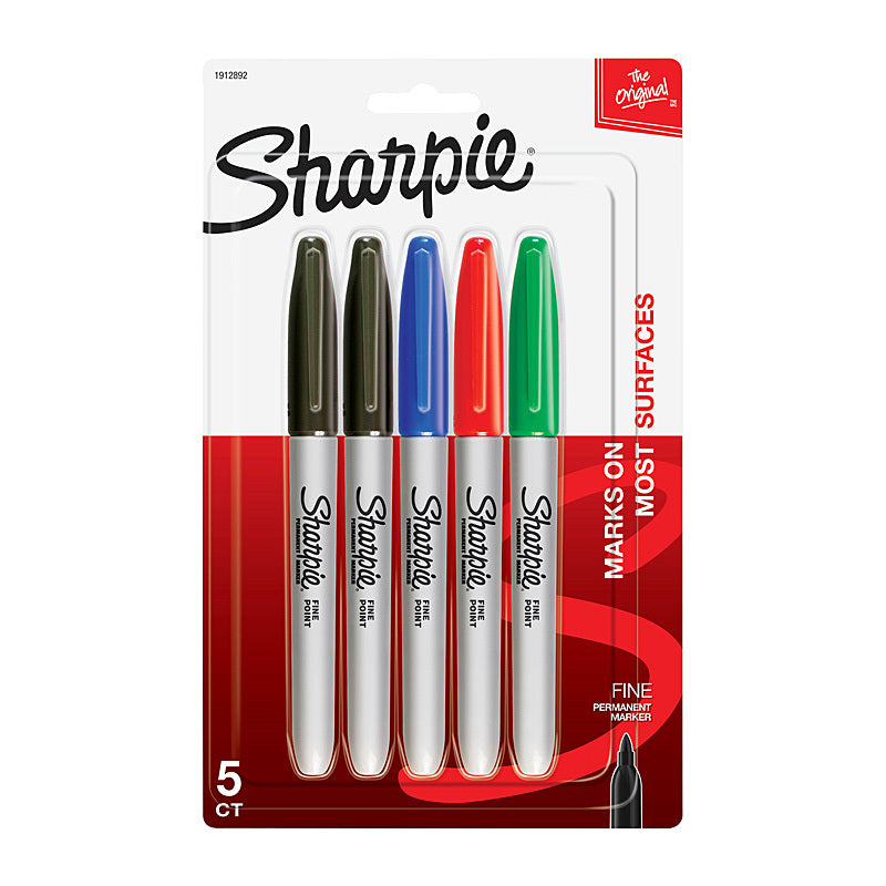 Sharpie Perm Mrkr Asst Pk5 Bx6 - Wholesales Supply