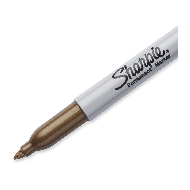 Sharpie Perm Mrkr FP Gold Bx12 - Wholesales Supply