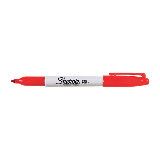 Sharpie Perm Mrkr FP Red Bx12 - Wholesales Supply