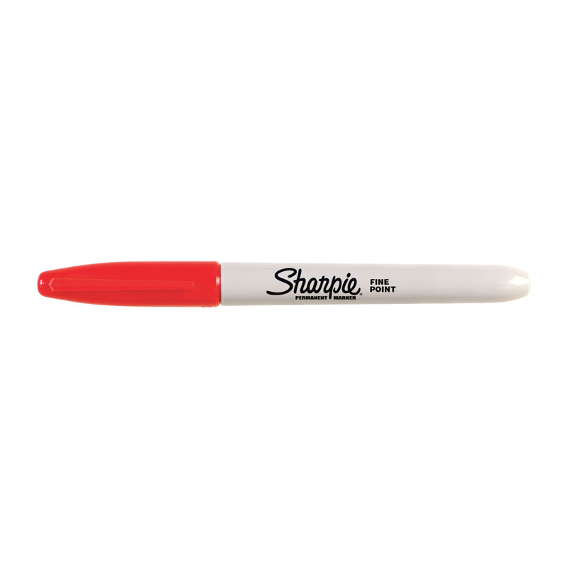 Sharpie Perm Mrkr FP Red Bx12 - Wholesales Supply