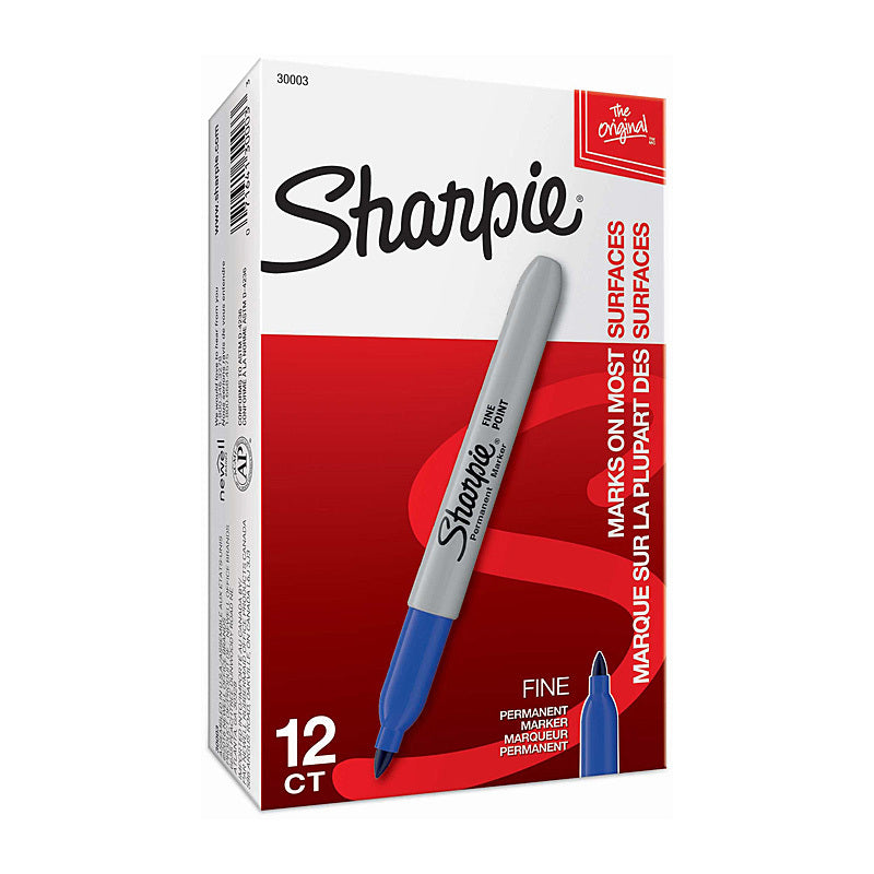 Sharpie Prm Mrk FP Blu NP Bx12 - Wholesales Supply