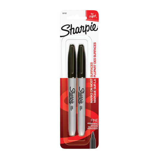 Sharpie PrmMark FP Blk Pk2 Bx6 - Wholesales Supply