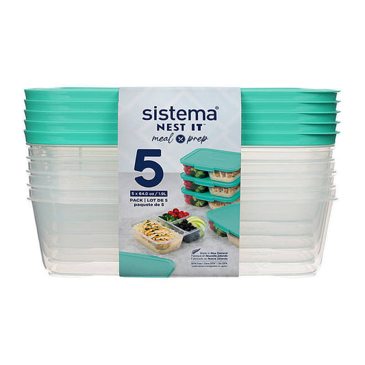Sistema 1.9L Meal Nest It Pk5 - Wholesales Supply