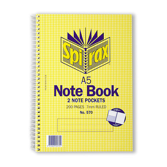 Spirax 570 N/book A5 200P Pk5 - Wholesales Supply