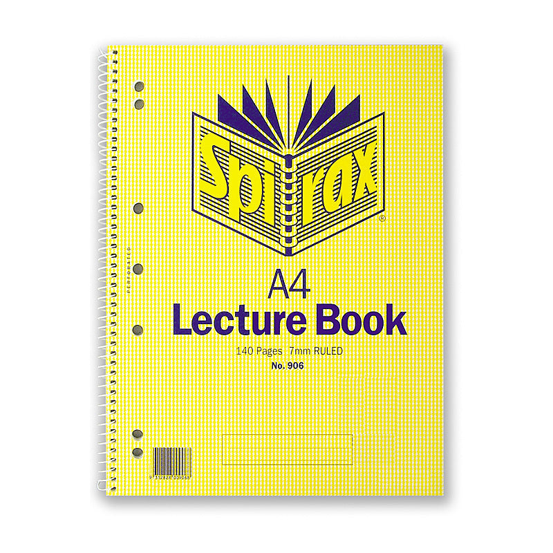 Spirax 906 Lect Book A4 Pk10 - Wholesales Supply