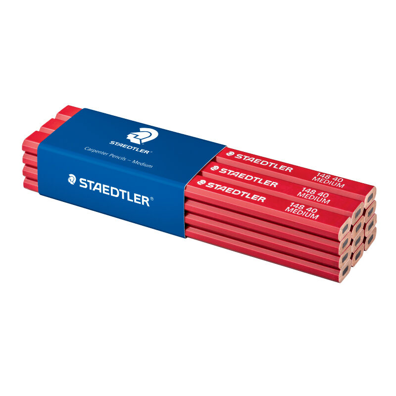 Staed Carpenter RED 12Pk - Wholesales Supply