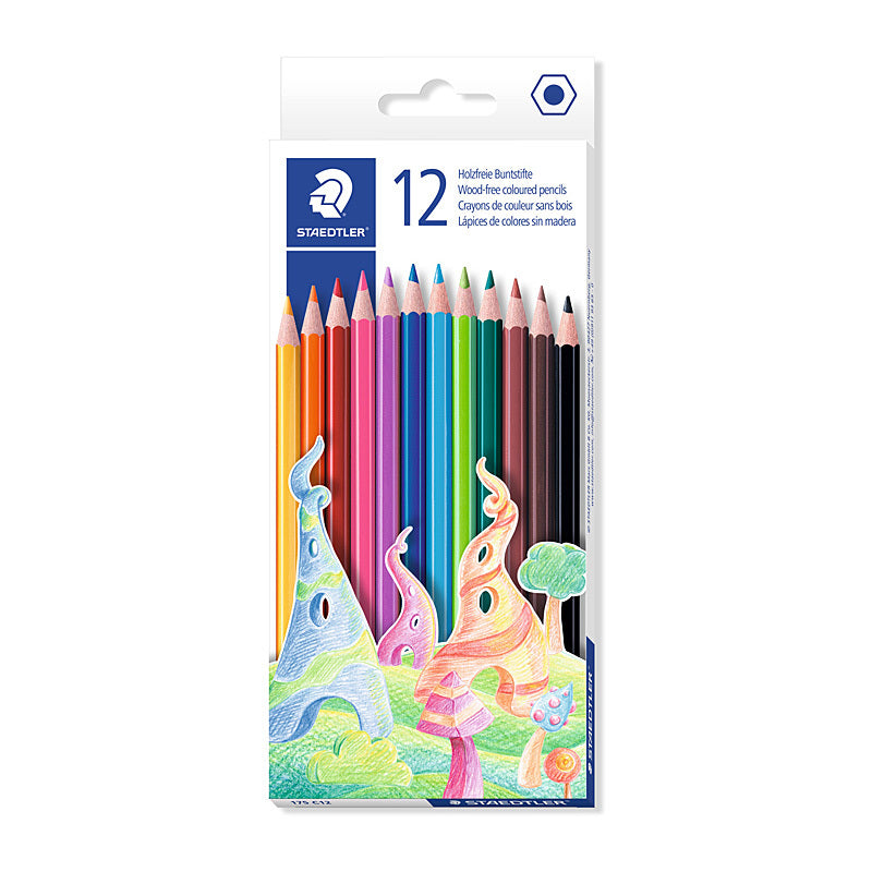 Staedtler Hex Col Pencil Bx12 - Wholesales Supply