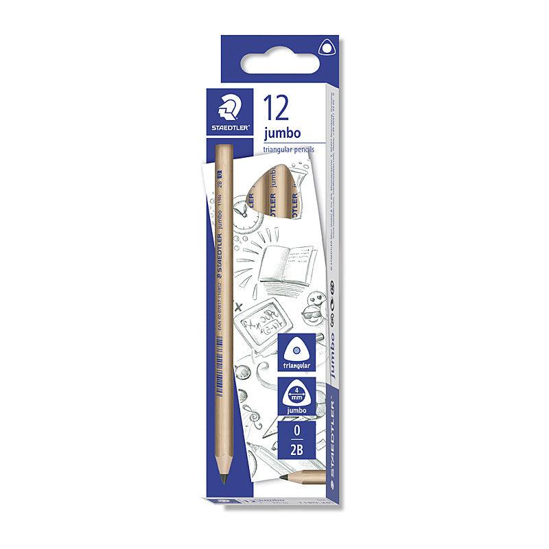 Staedtler Jumbo Pencil 2B Bx12 - Wholesales Supply