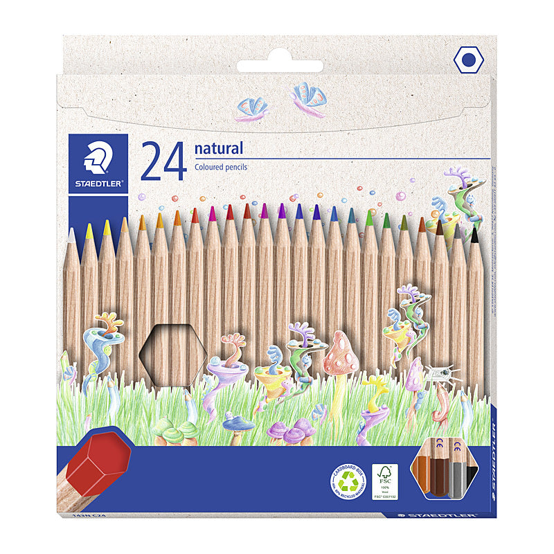 Staedtler Nat Col Pencil Bx24 - Wholesales Supply