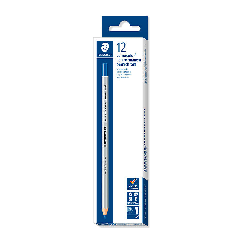 Staedtler Nonperm Mrk Blu Bx12 - Wholesales Supply