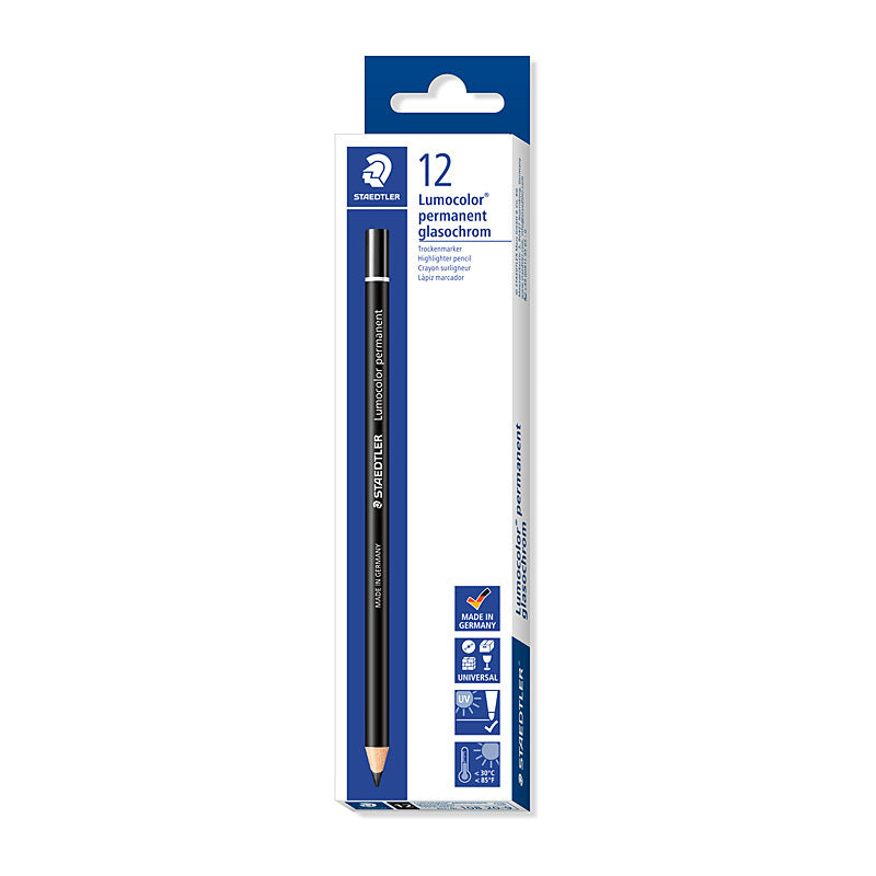 Staedtler Perm Pencil Blk Bx12 - Wholesales Supply