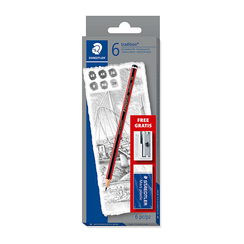 Staedtler Trad Sketch Set Pk6 - Wholesales Supply