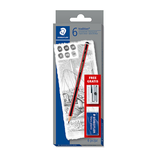 Staedtler Trad Sketch Set Pk6 - Wholesales Supply