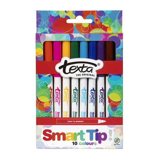 Texta Smart Tip Markers Pk10 - Wholesales Supply