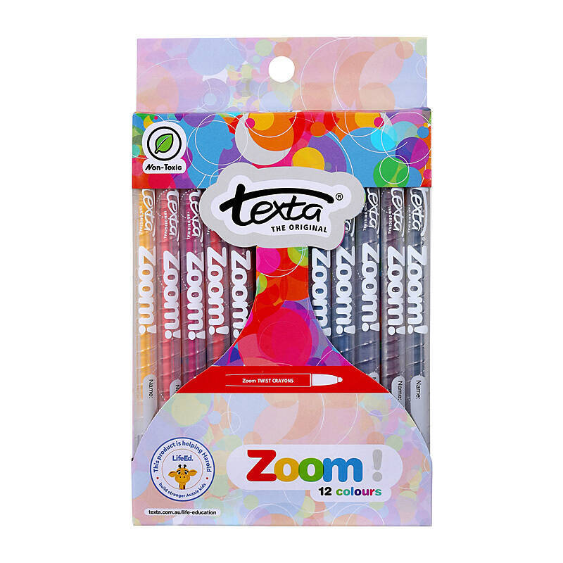 Texta Zoom Crayon Pk12 - Wholesales Supply