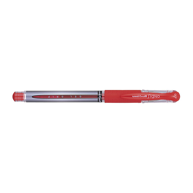 Signo Gel Grip RB 0.7 Red Bx12 - Wholesales Supply